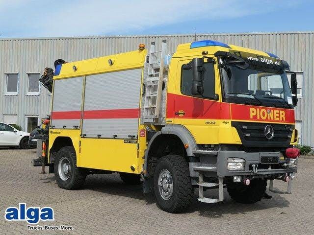Mercedes-Benz 1833 Axor 4x4, Kran Palfinger, Rosenbauer, AHK - Gasilsko vozilo: slika 1 Mercedes-Benz 1833 Axor 4x4, Kran Palfinger, Rosenbauer, AHK - Gasilsko vozilo: slika 1