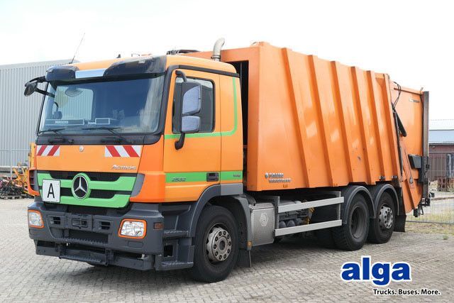 Mercedes-Benz 2532 L Actros 6c2, Faun, Zöller, 24m³, MP3, AC - Smetarski tovornjak: slika 1 Mercedes-Benz 2532 L Actros 6c2, Faun, Zöller, 24m³, MP3, AC - Smetarski tovornjak: slika 1
