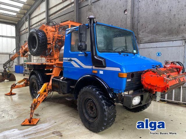 Unimog U 1450 4x4, Kran, Seilwinde - Tovornjak z dvigalom, Tovornjak z dvigalom: slika 1 Unimog U 1450 4x4, Kran, Seilwinde - Tovornjak z dvigalom, Tovornjak z dvigalom: slika 1