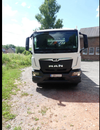 Camion plateau ridelle avec grue MAN TGM18,250 (2022-3.278 km) - Tovornjak s kesonom, Tovornjak z dvigalom: slika 2 Camion plateau ridelle avec grue MAN TGM18,250 (2022-3.278 km) - Tovornjak s kesonom, Tovornjak z dvigalom: slika 2
