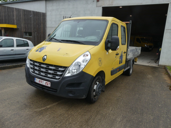 Camionnette plateau double cabine Renault Master DCI150 (2012-171.164 km-VIN:VF1MBH6F346533282) - Dostavno vozilo s kesonom, Dostavno vozilo z dvojno kabino: slika 1 Camionnette plateau double cabine Renault Master DCI150 (2012-171.164 km-VIN:VF1MBH6F346533282) - Dostavno vozilo s kesonom, Dostavno vozilo z dvojno kabino: slika 1