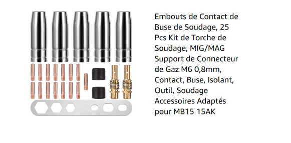 Kit de soudage (25 pièces) - Stroj za obdelavo kovin: slika 1 Kit de soudage (25 pièces) - Stroj za obdelavo kovin: slika 1