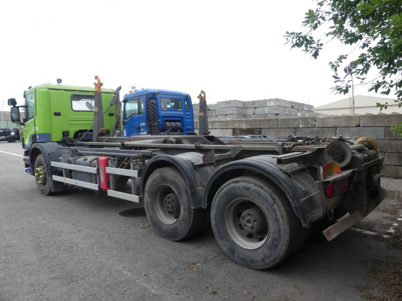 REF:1290 - Camion porte container Scania PRT (2005-529.990 km) - Kontejnerski tovornjak/ Tovornjak z zamenljivim tovoriščem: slika 4 REF:1290 - Camion porte container Scania PRT (2005-529.990 km) - Kontejnerski tovornjak/ Tovornjak z zamenljivim tovoriščem: slika 4