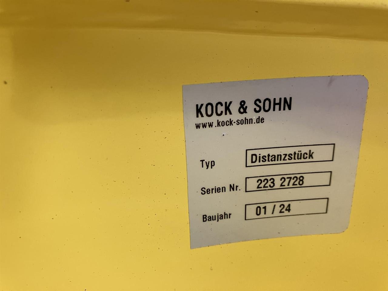 Kock & Sohn KN400 Distanzstück 400mm - Platišče za Kmetijski stroj: slika 2 Kock & Sohn KN400 Distanzstück 400mm - Platišče za Kmetijski stroj: slika 2