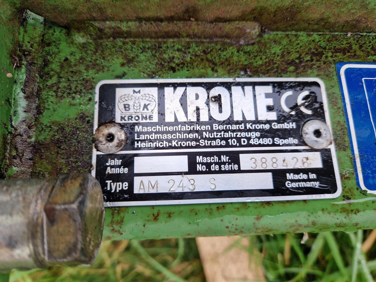 Krone AM 243S - Kosilnica: slika 5 Krone AM 243S - Kosilnica: slika 5
