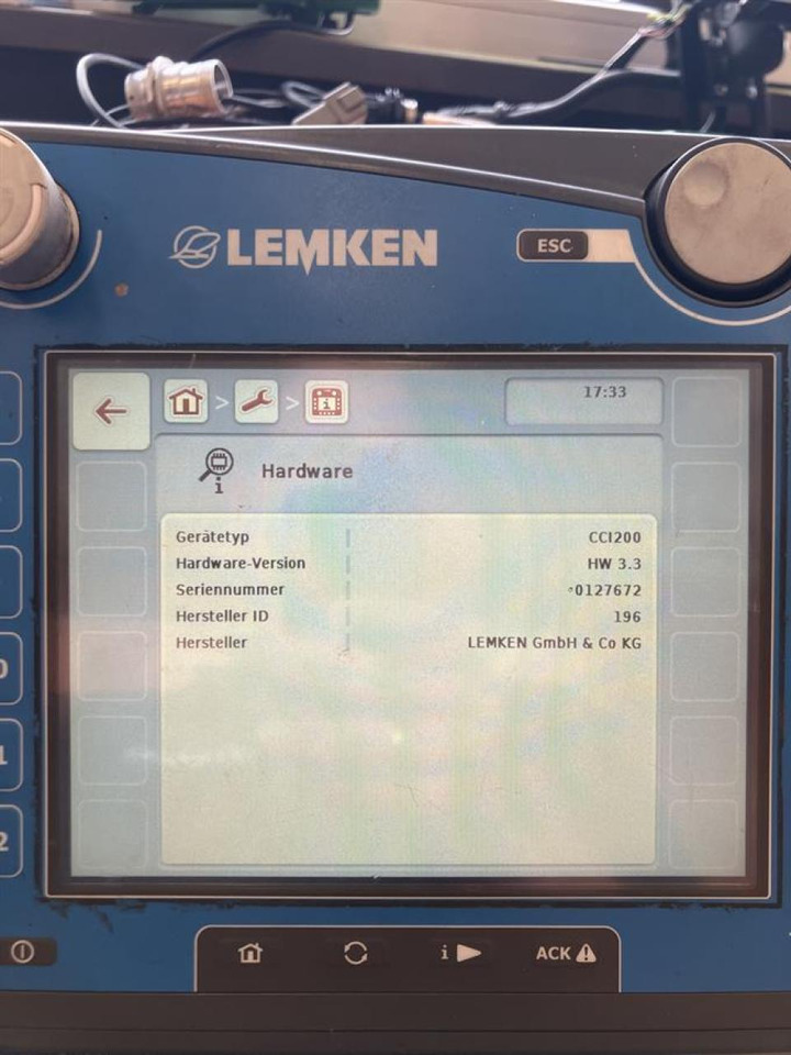 Lemken CCI200 - Navigacijski sistem za Kmetijski stroj: slika 4 Lemken CCI200 - Navigacijski sistem za Kmetijski stroj: slika 4