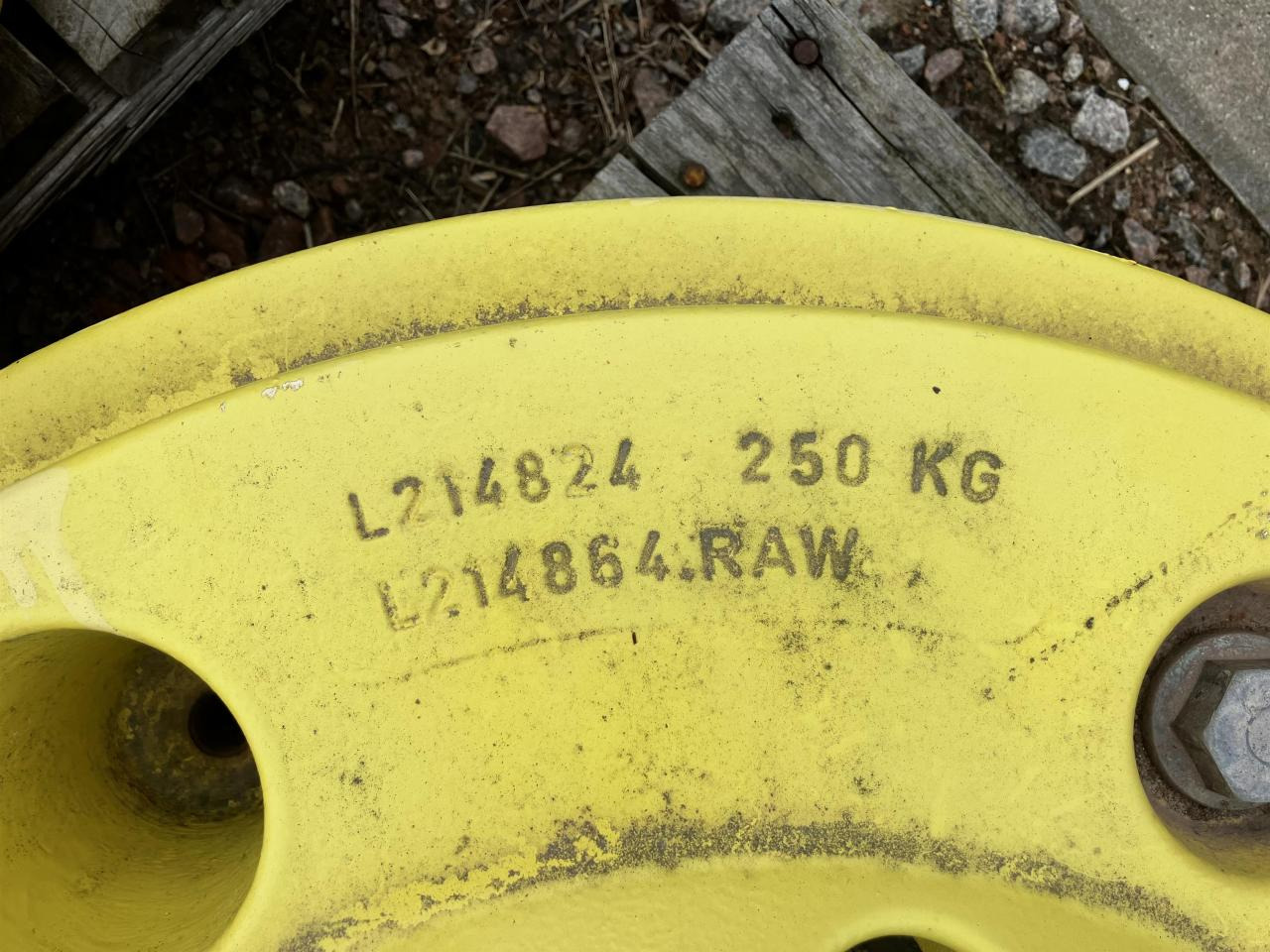 John Deere 2x 250kg - Rezervni deli za Kmetijski stroj: slika 2 John Deere 2x 250kg - Rezervni deli za Kmetijski stroj: slika 2