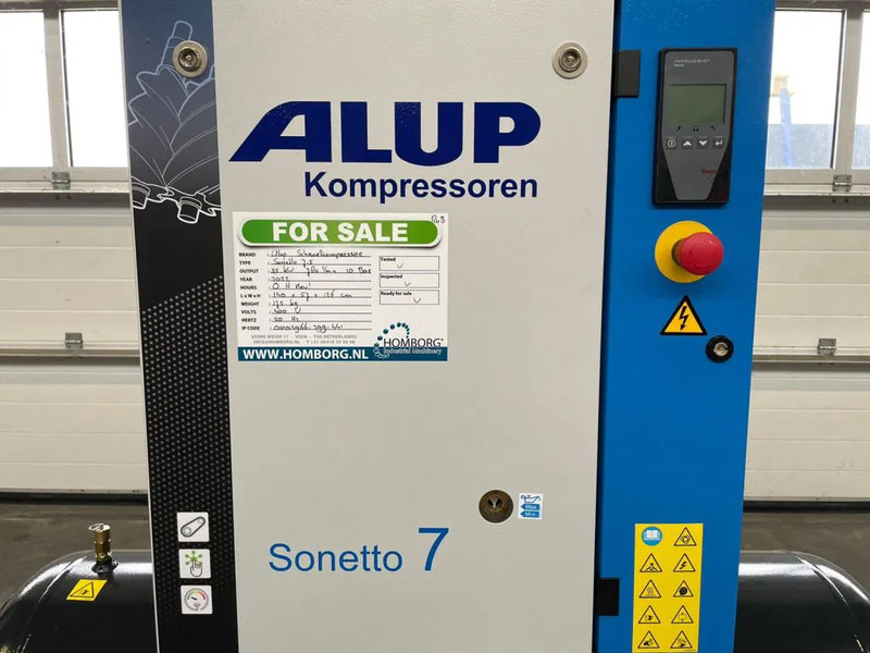 Alup Sonetto 7.5 + 200 Elektrische Schroefcompressor 5.5 kw 780 L / min 10 Bar - Zračni kompresor: slika 5 Alup Sonetto 7.5 + 200 Elektrische Schroefcompressor 5.5 kw 780 L / min 10 Bar - Zračni kompresor: slika 5