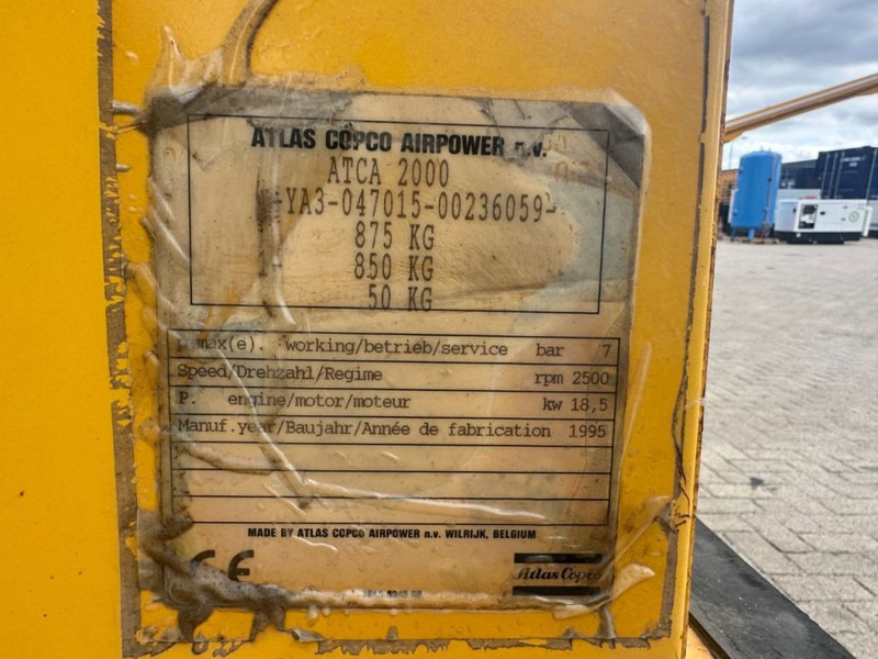 Atlas-Copco ATCA 2000 Deutz F2L 1011 Mobiele Diesel Schroefcompressor 18.5 kW 7 Bar - Zračni kompresor: slika 3 Atlas-Copco ATCA 2000 Deutz F2L 1011 Mobiele Diesel Schroefcompressor 18.5 kW 7 Bar - Zračni kompresor: slika 3