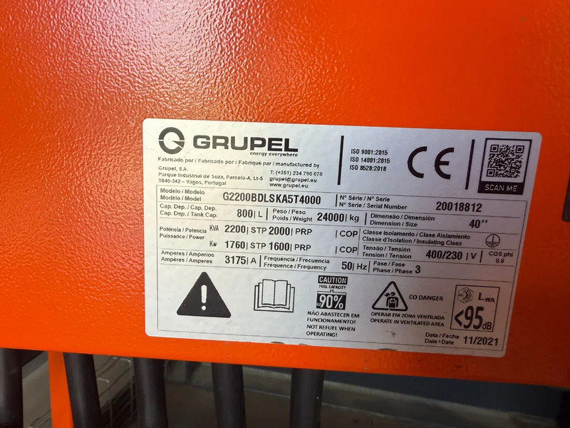 Grupel Baudouin 2200 kVA Silent generatorset in 40 ft container Overstock New ! - Generator: slika 3 Grupel Baudouin 2200 kVA Silent generatorset in 40 ft container Overstock New ! - Generator: slika 3