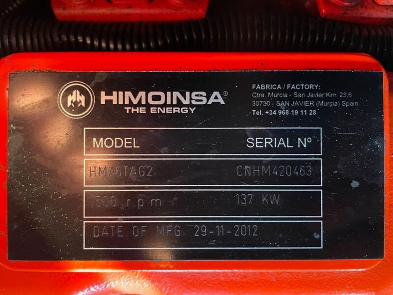 Himoinsa HMA6TAG2 Mecc Alte Spa 150 kVA Silent generatorset - Generator: slika 4 Himoinsa HMA6TAG2 Mecc Alte Spa 150 kVA Silent generatorset - Generator: slika 4