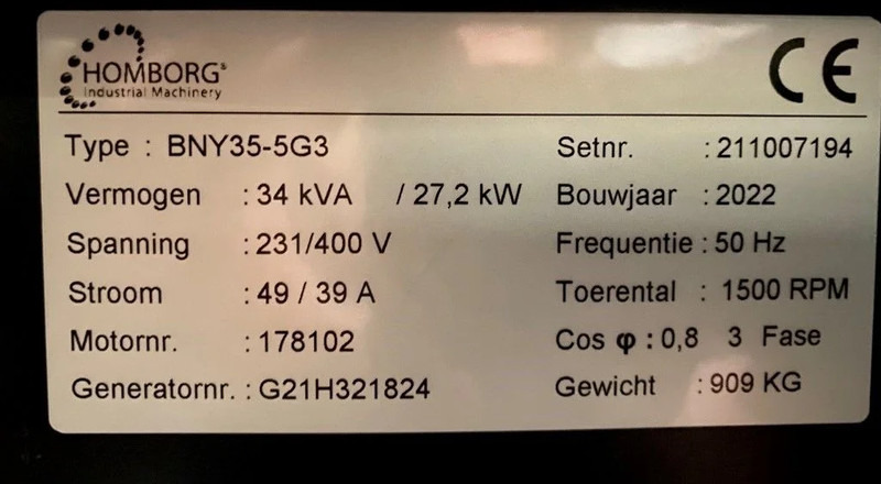 Himoinsa Yanmar Stamford 35 kVA Supersilent Generatorset Nieuw ! - Generator: slika 4 Himoinsa Yanmar Stamford 35 kVA Supersilent Generatorset Nieuw ! - Generator: slika 4