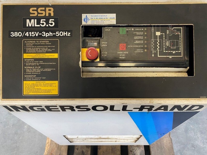 Ingersoll Rand SSR ML 5.5 SSR ML5.5 6 kW 800 L / min 7.5 Bar Elektrische Schroefcompressor - Zračni kompresor: slika 5 Ingersoll Rand SSR ML 5.5 SSR ML5.5 6 kW 800 L / min 7.5 Bar Elektrische Schroefcompressor - Zračni kompresor: slika 5