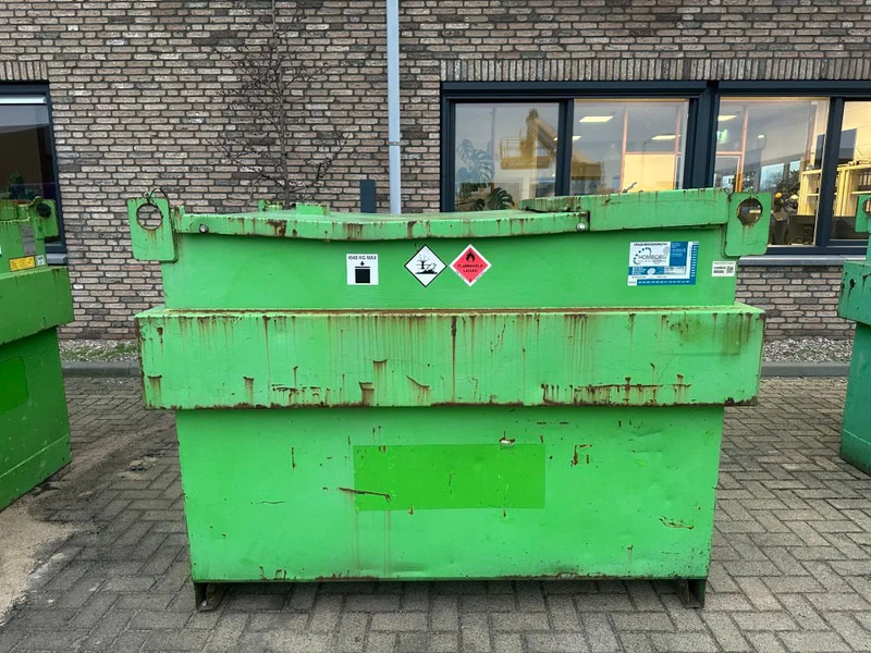 Kiwa IBC Steenbergen 2000 liter Dieseltank met handpomp Milieutank - Rezervoar za skladiščenje: slika 1 Kiwa IBC Steenbergen 2000 liter Dieseltank met handpomp Milieutank - Rezervoar za skladiščenje: slika 1