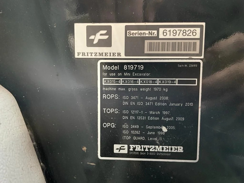 Kubota KX019-4 Mini Graver Rups Graafmachine Diesel as New ! - Mini bager: slika 4 Kubota KX019-4 Mini Graver Rups Graafmachine Diesel as New ! - Mini bager: slika 4