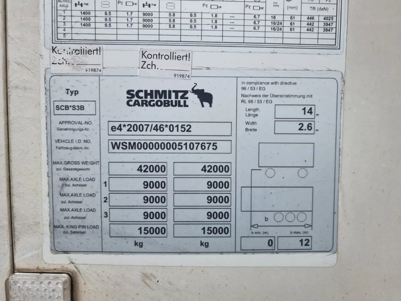Schmitz Cargobull VECTOR 1950 2x VERDAMPER MEATHANG - Polprikolica hladilnik: slika 4 Schmitz Cargobull VECTOR 1950 2x VERDAMPER MEATHANG - Polprikolica hladilnik: slika 4