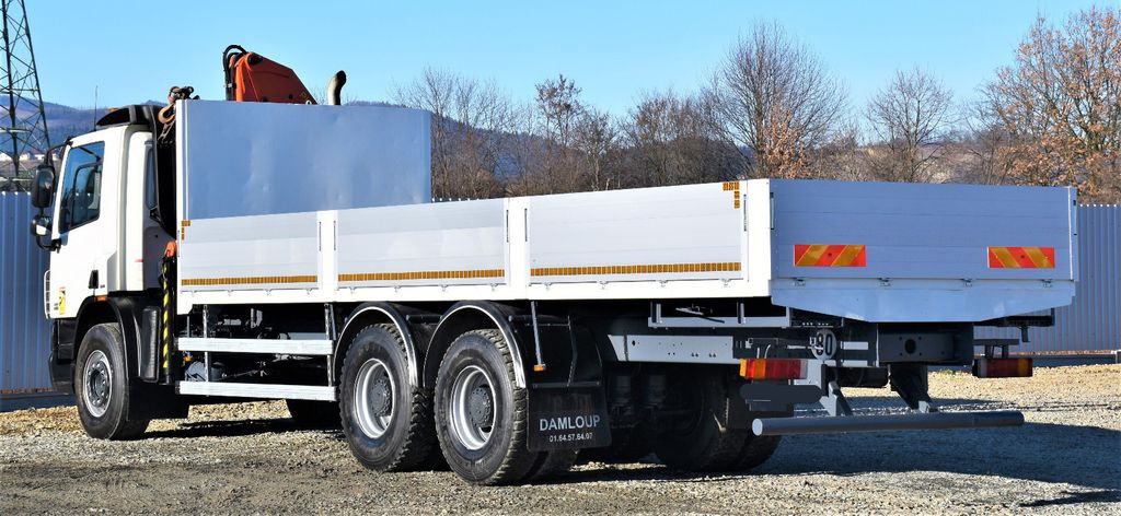 Tovornjak z dvigalom, Tovornjak s kesonom DAF CF 75.360 Pritsche 7,95 m + KRAN / FUNK * 6x4: slika 7