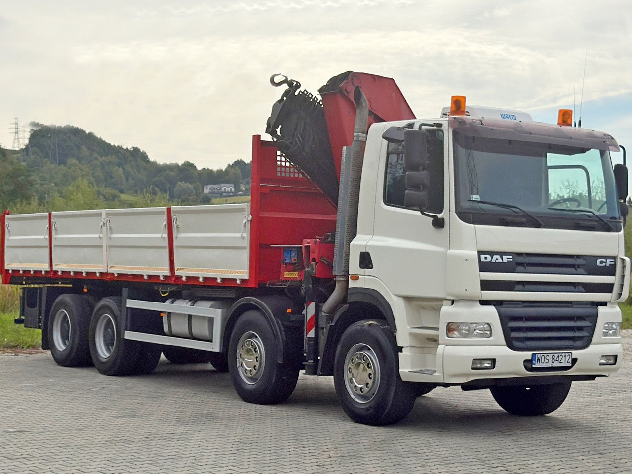 DAF CF 85.380 * HMF 2823 K6 (B3) + FUNK * 8x4 * TOP - Tovornjak prekucnik, Tovornjak z dvigalom: slika 3 DAF CF 85.380 * HMF 2823 K6 (B3) + FUNK * 8x4 * TOP - Tovornjak prekucnik, Tovornjak z dvigalom: slika 3
