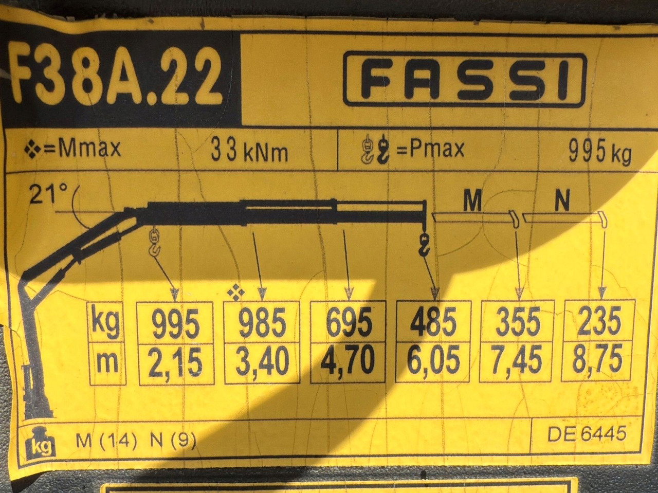 Dostavno vozilo s kesonom Iveco Daily 65C14 Pritsche 3,75 m FASSI F38 A.22: slika 13 Dostavno vozilo s kesonom Iveco Daily 65C14 Pritsche 3,75 m FASSI F38 A.22: slika 13