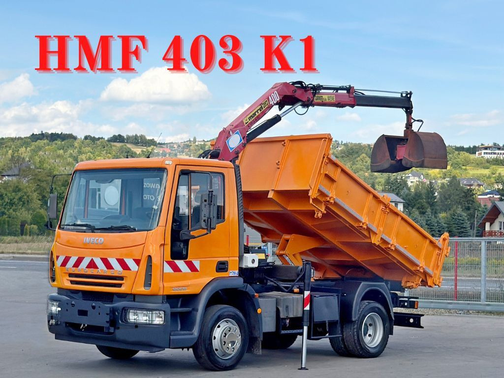 Iveco EUROCARGO 120E18 * HMF 403 K1 * TOPZUSTAND - Dostavno vozilo prekucnik: slika 1 Iveco EUROCARGO 120E18 * HMF 403 K1 * TOPZUSTAND - Dostavno vozilo prekucnik: slika 1