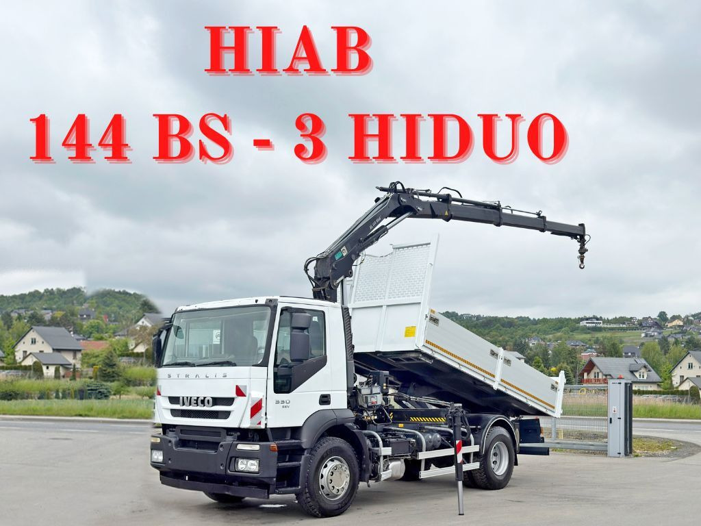 Iveco STRALIS 330 *HIAB 144 BS-3 HIDUO* TOPZUSTAND - Tovornjak prekucnik, Tovornjak z dvigalom: slika 1 Iveco STRALIS 330 *HIAB 144 BS-3 HIDUO* TOPZUSTAND - Tovornjak prekucnik, Tovornjak z dvigalom: slika 1