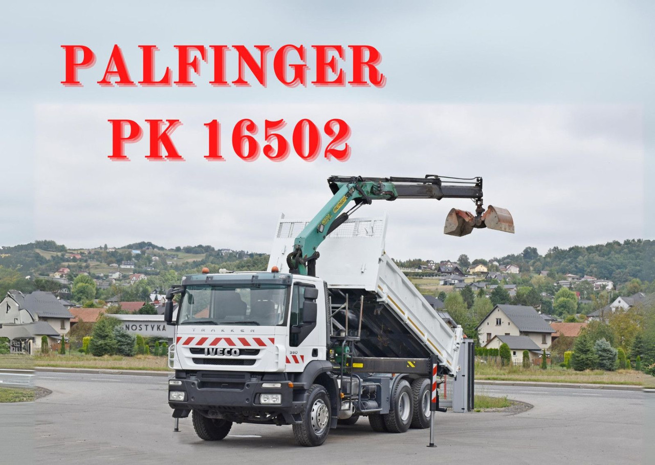 Iveco TRAKKER 360 * Kipper 5,20m* PK 16502 / FUNK*6x4 - Tovornjak z dvigalom: slika 1 Iveco TRAKKER 360 * Kipper 5,20m* PK 16502 / FUNK*6x4 - Tovornjak z dvigalom: slika 1