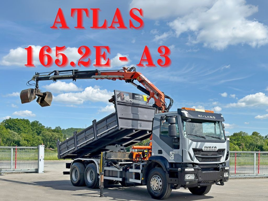 Iveco TRAKKER 410*Kipper 5,20m*ATLAS 165.2E * FUNK/6x4 Iveco TRAKKER 410*Kipper 5,20m*ATLAS 165.2E * FUNK/6x4 - Tovornjak prekucnik, Tovornjak z dvigalom: slika 1 Iveco TRAKKER 410*Kipper 5,20m*ATLAS 165.2E * FUNK/6x4 Iveco TRAKKER 410*Kipper 5,20m*ATLAS 165.2E * FUNK/6x4 - Tovornjak prekucnik, Tovornjak z dvigalom: slika 1