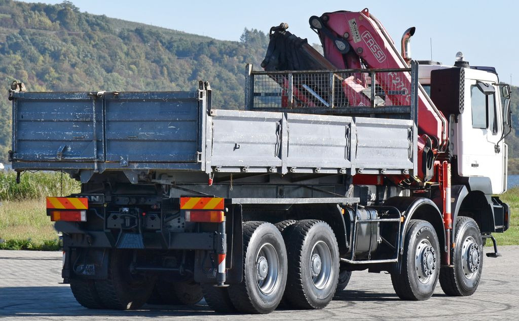 Tovornjak z dvigalom, Tovornjak prekucnik MAN 41.460 * KRAN * 8x8 ! TOPZUSTAND: slika 7