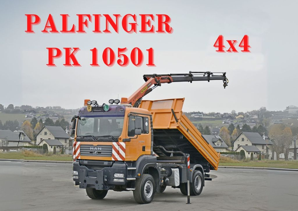 MAN TGA 18.360 * PK 10501 + FUNK *4x4 - Tovornjak z dvigalom, Tovornjak prekucnik: slika 1 MAN TGA 18.360 * PK 10501 + FUNK *4x4 - Tovornjak z dvigalom, Tovornjak prekucnik: slika 1
