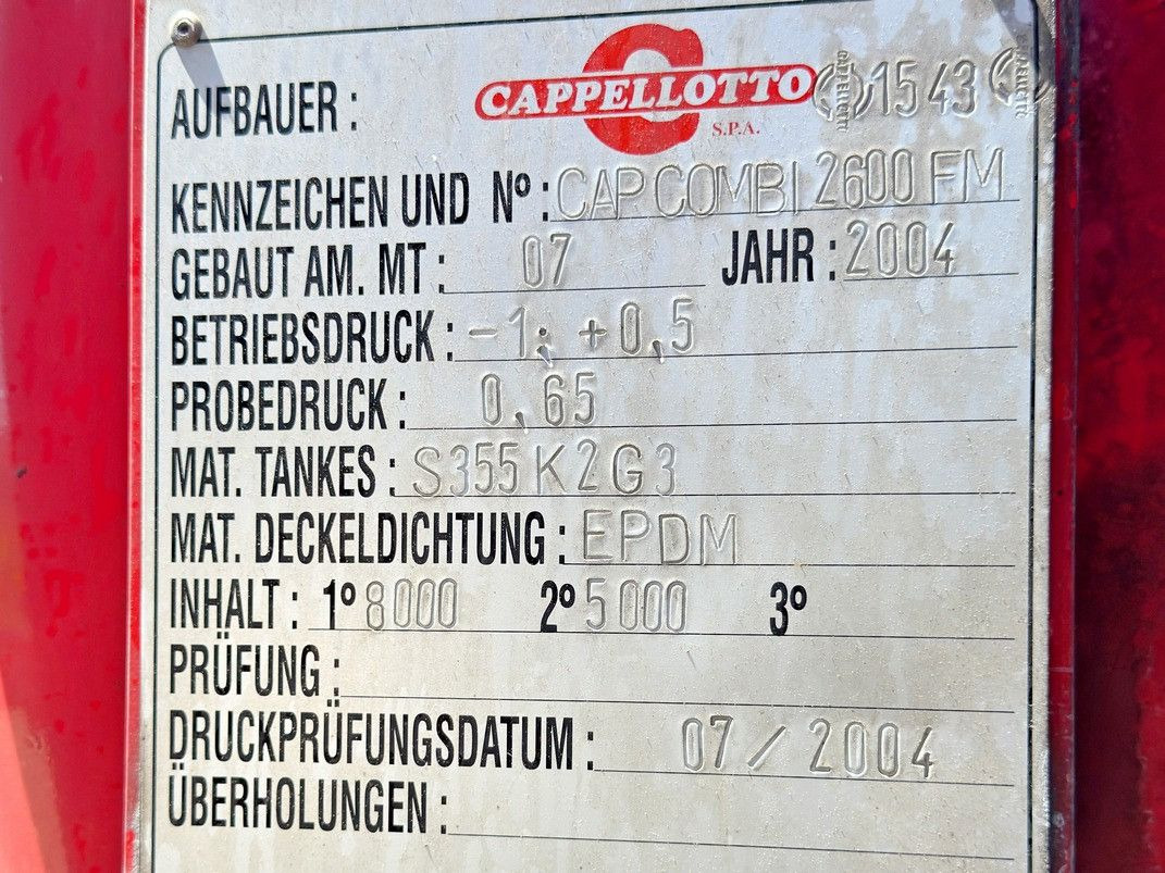 Vakuumski tovornjak MAN TGA 26.360 * Saug und Spülwagen/CAPPELLOTTO+FUNK: slika 12 Vakuumski tovornjak MAN TGA 26.360 * Saug und Spülwagen/CAPPELLOTTO+FUNK: slika 12