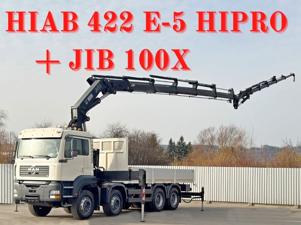 MAN TGA 35.430 * HIAB 422 E - 5 HIPRO + JIB 100X - Tovornjak z dvigalom: slika 1 MAN TGA 35.430 * HIAB 422 E - 5 HIPRO + JIB 100X - Tovornjak z dvigalom: slika 1