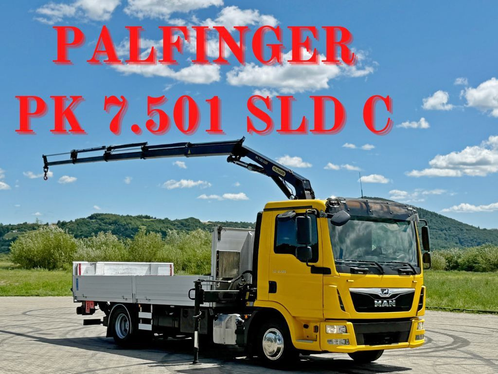MAN TGL 12.220* PK 7.501 SLD C + FUNK + LIFT*TO - Tovornjak z dvigalom: slika 1 MAN TGL 12.220* PK 7.501 SLD C + FUNK + LIFT*TO - Tovornjak z dvigalom: slika 1