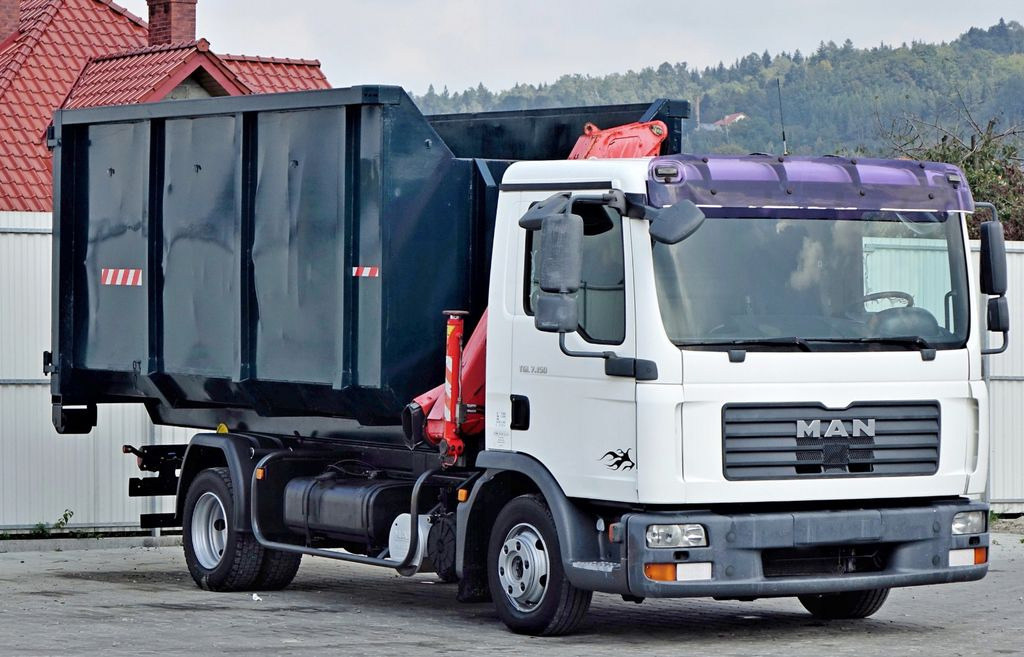 MAN TGL 7.150 Abrollkipper + Kran !! MAN TGL 7.150 Abrollkipper + Kran !! - Tovornjak z dvigalom, Kotalni prekucni tovornjak: slika 3 MAN TGL 7.150 Abrollkipper + Kran !! MAN TGL 7.150 Abrollkipper + Kran !! - Tovornjak z dvigalom, Kotalni prekucni tovornjak: slika 3