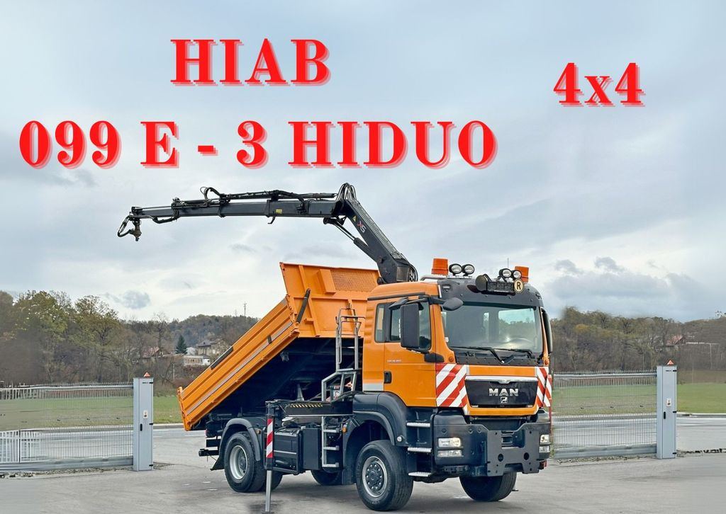 MAN TGS 18.360 * HIAB 099 E-3 HIDUO + FUNK *4x4 - Tovornjak prekucnik, Tovornjak z dvigalom: slika 1 MAN TGS 18.360 * HIAB 099 E-3 HIDUO + FUNK *4x4 - Tovornjak prekucnik, Tovornjak z dvigalom: slika 1
