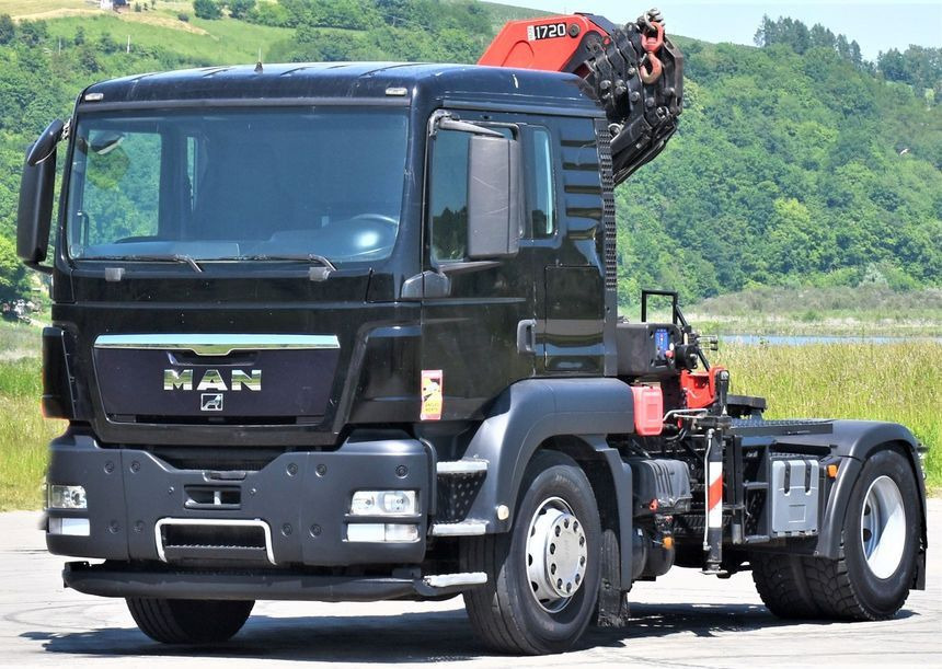 MAN TGS 18.400 Sattelzugmaschine + KRAN /FUNK MAN TGS 18.400 Sattelzugmaschine + KRAN /FUNK - Tovornjak z dvigalom, Vlačilec: slika 4 MAN TGS 18.400 Sattelzugmaschine + KRAN /FUNK MAN TGS 18.400 Sattelzugmaschine + KRAN /FUNK - Tovornjak z dvigalom, Vlačilec: slika 4
