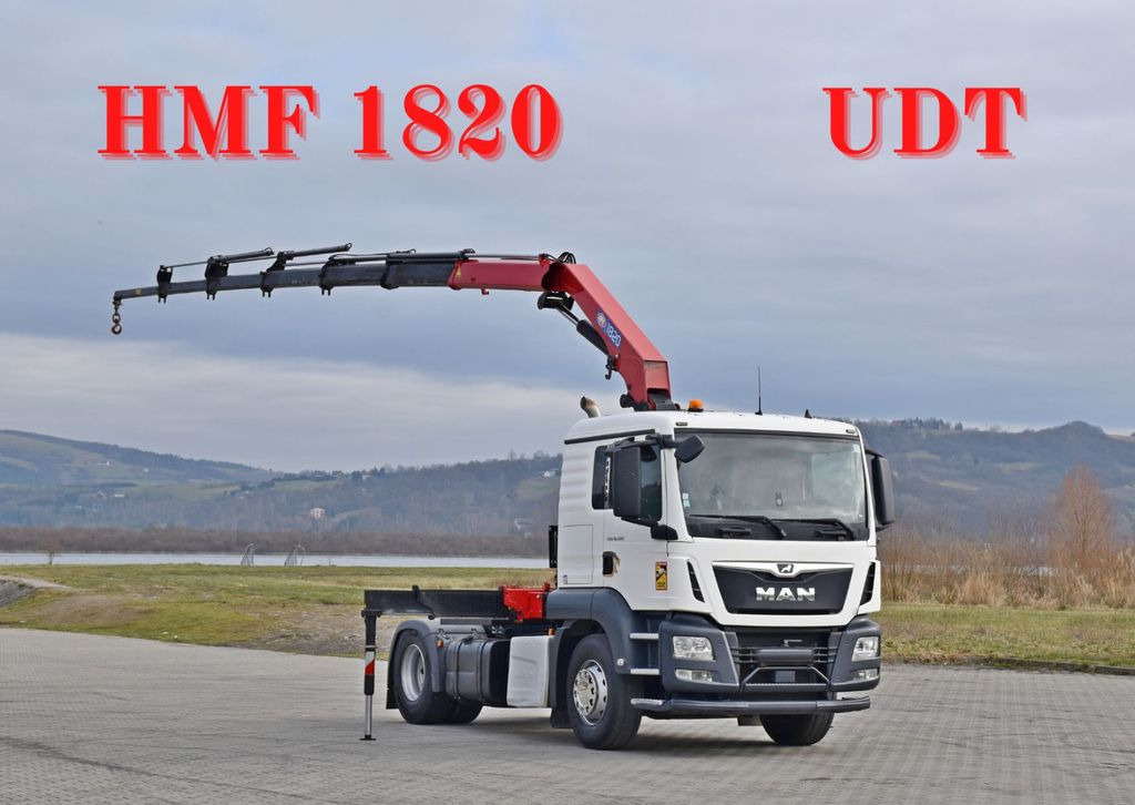 MAN TGS 18.500 Sattelzugmaschine + KRAN /FUNK MAN TGS 18.500 Sattelzugmaschine + KRAN /FUNK - Tovornjak z dvigalom: slika 1 MAN TGS 18.500 Sattelzugmaschine + KRAN /FUNK MAN TGS 18.500 Sattelzugmaschine + KRAN /FUNK - Tovornjak z dvigalom: slika 1