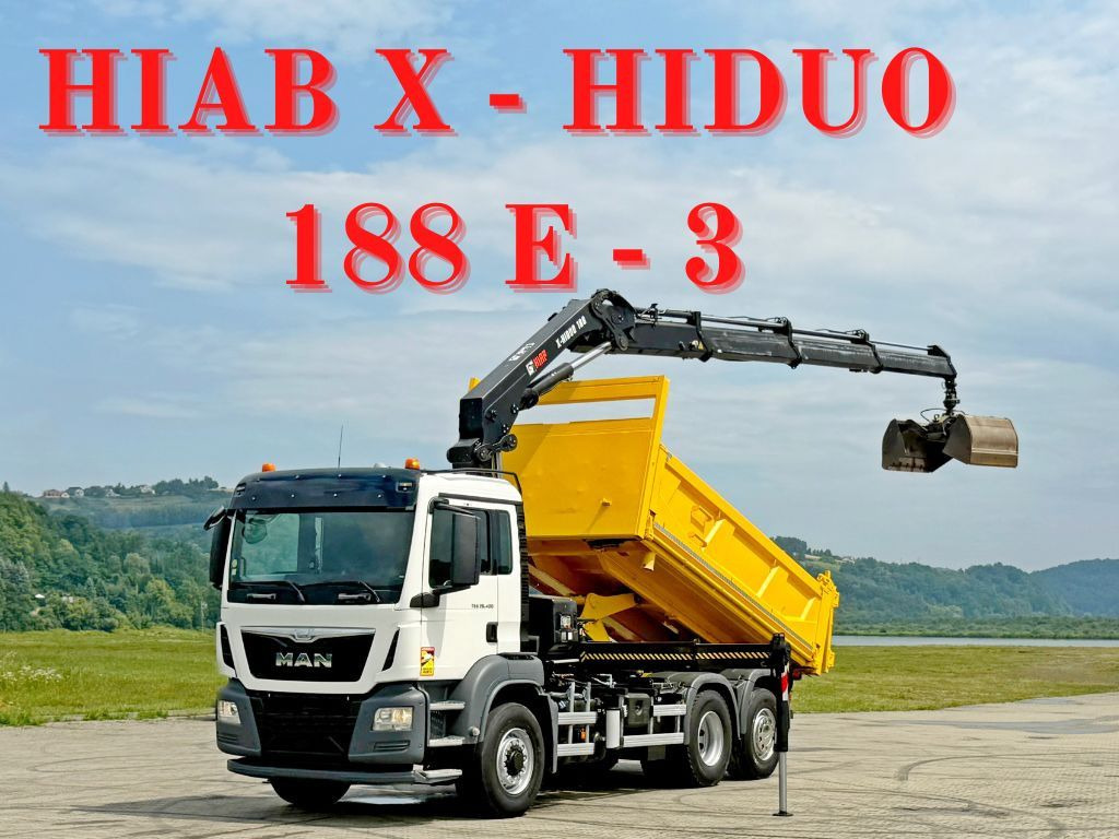 MAN TGS 26.400 * HIAB X-HIDUO 188 E-3 + FUNK * 6x4 - Tovornjak z dvigalom: slika 1 MAN TGS 26.400 * HIAB X-HIDUO 188 E-3 + FUNK * 6x4 - Tovornjak z dvigalom: slika 1