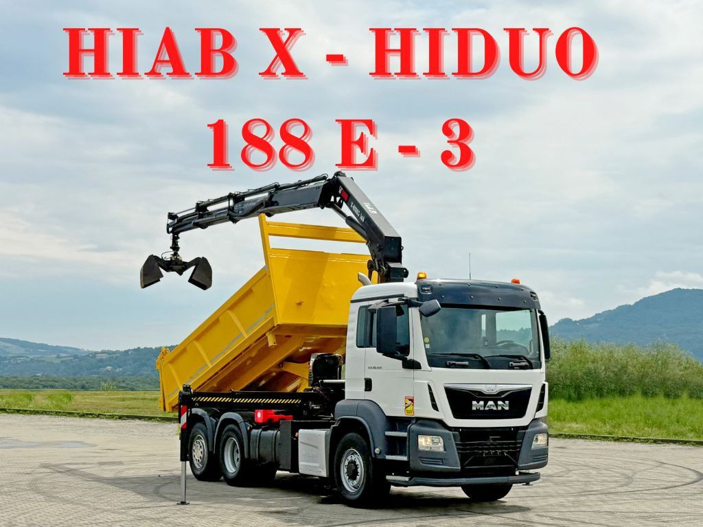 MAN TGS 26.400 * HIAB X-HIDUO 188 E-3 + FUNK * 6x4 - Tovornjak z dvigalom: slika 1 MAN TGS 26.400 * HIAB X-HIDUO 188 E-3 + FUNK * 6x4 - Tovornjak z dvigalom: slika 1