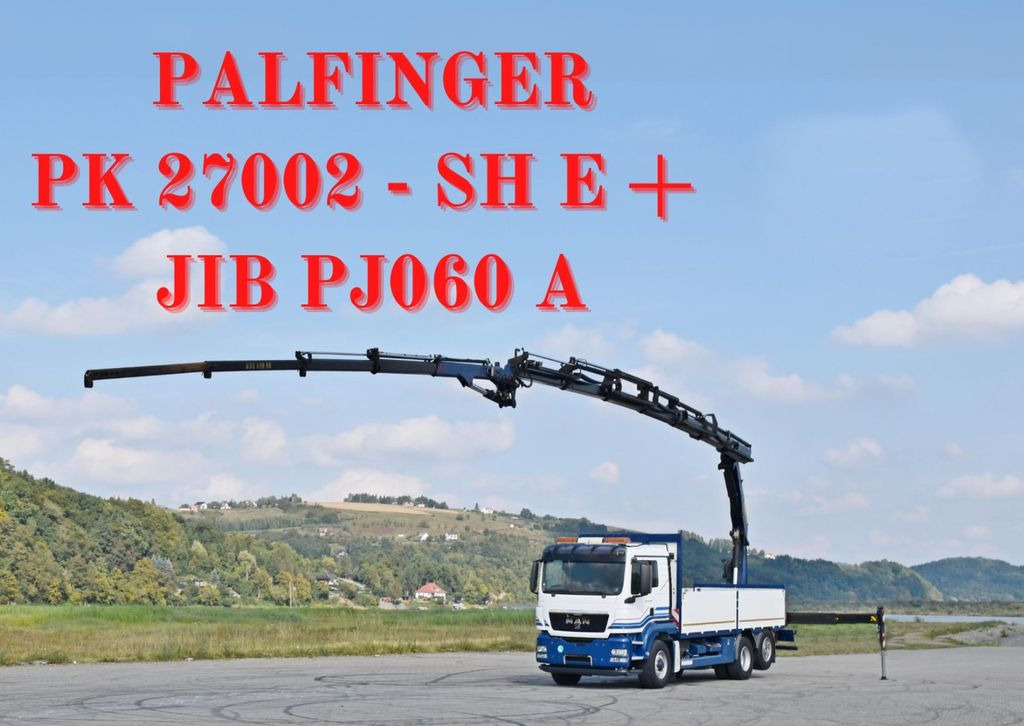 MAN TGS 26.440 *PK 27002 - SH E + JIB PJ060A + FUNK - Tovornjak z dvigalom, Tovornjak s kesonom: slika 1 MAN TGS 26.440 *PK 27002 - SH E + JIB PJ060A + FUNK - Tovornjak z dvigalom, Tovornjak s kesonom: slika 1