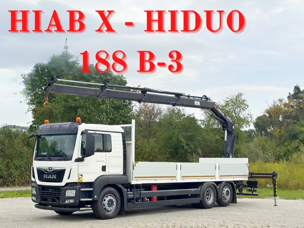 MAN TGS 26.460 * HIAB X - HIDUO 188 B-3 + FUNK* TOP - Tovornjak z dvigalom: slika 1 MAN TGS 26.460 * HIAB X - HIDUO 188 B-3 + FUNK* TOP - Tovornjak z dvigalom: slika 1