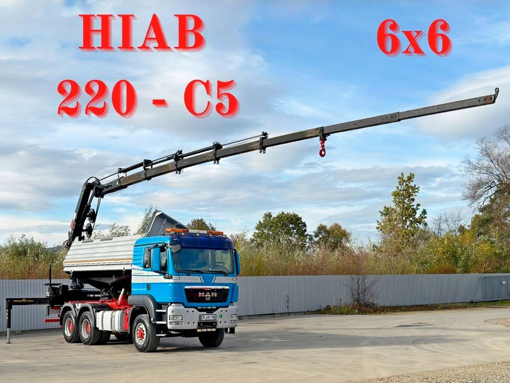 MAN TGS 26.480 * HIAB 220 - C5 + FUNK / 6x6 - Tovornjak z dvigalom: slika 1 MAN TGS 26.480 * HIAB 220 - C5 + FUNK / 6x6 - Tovornjak z dvigalom: slika 1