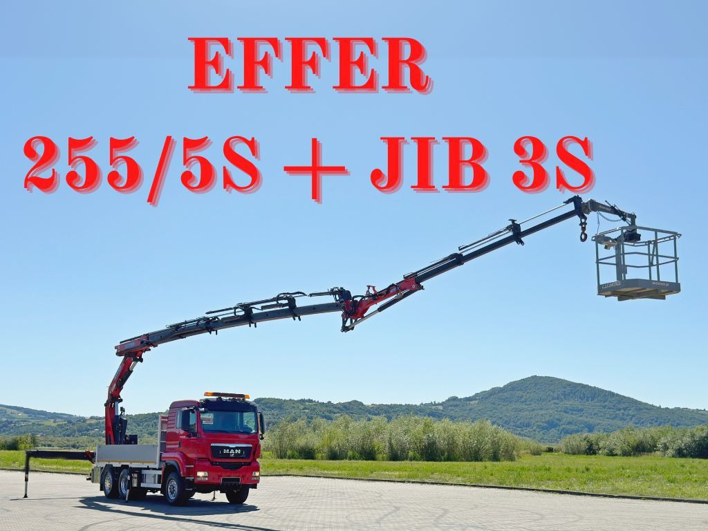 MAN TGS 28.480 * EFFER 255/5S + JIB 3S + FUNK * TOP - Tovornjak z dvigalom: slika 1 MAN TGS 28.480 * EFFER 255/5S + JIB 3S + FUNK * TOP - Tovornjak z dvigalom: slika 1