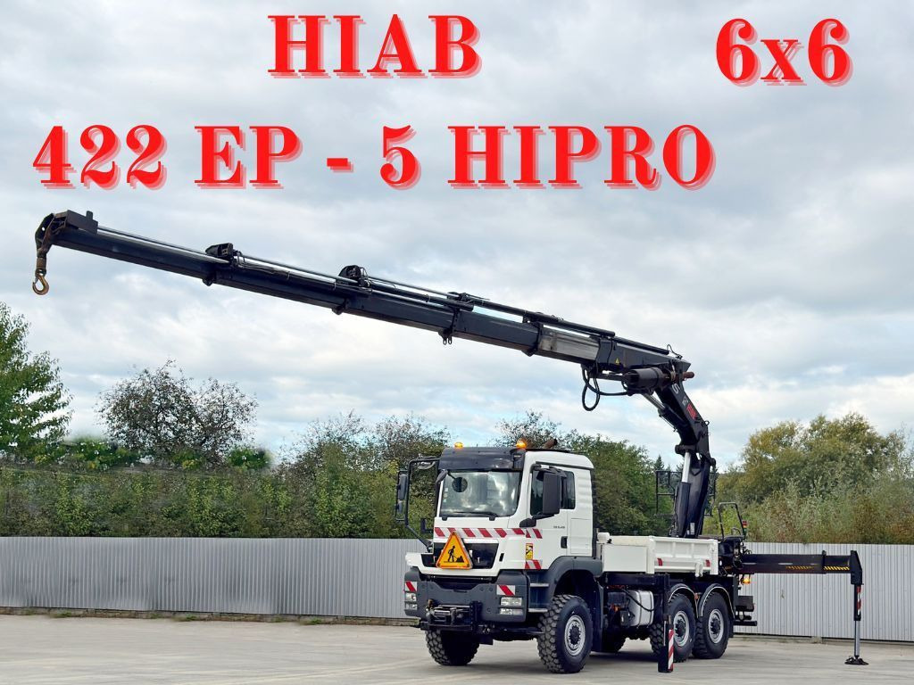 MAN TGS 33.400* HIAB 422 EP-5HIPRO * 6x6 * TOP - Tovornjak z dvigalom: slika 1 MAN TGS 33.400* HIAB 422 EP-5HIPRO * 6x6 * TOP - Tovornjak z dvigalom: slika 1