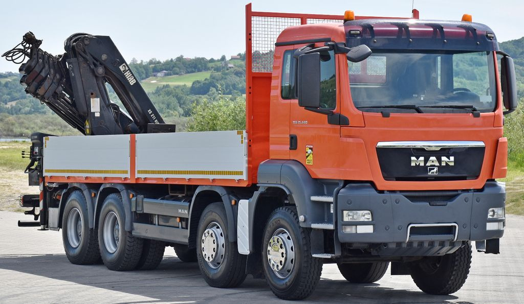 MAN TGS 35.440 * HIAB 211 E-6 HIDUO +FUNK / 8x4 - Tovornjak z dvigalom, Tovornjak s kesonom: slika 3 MAN TGS 35.440 * HIAB 211 E-6 HIDUO +FUNK / 8x4 - Tovornjak z dvigalom, Tovornjak s kesonom: slika 3