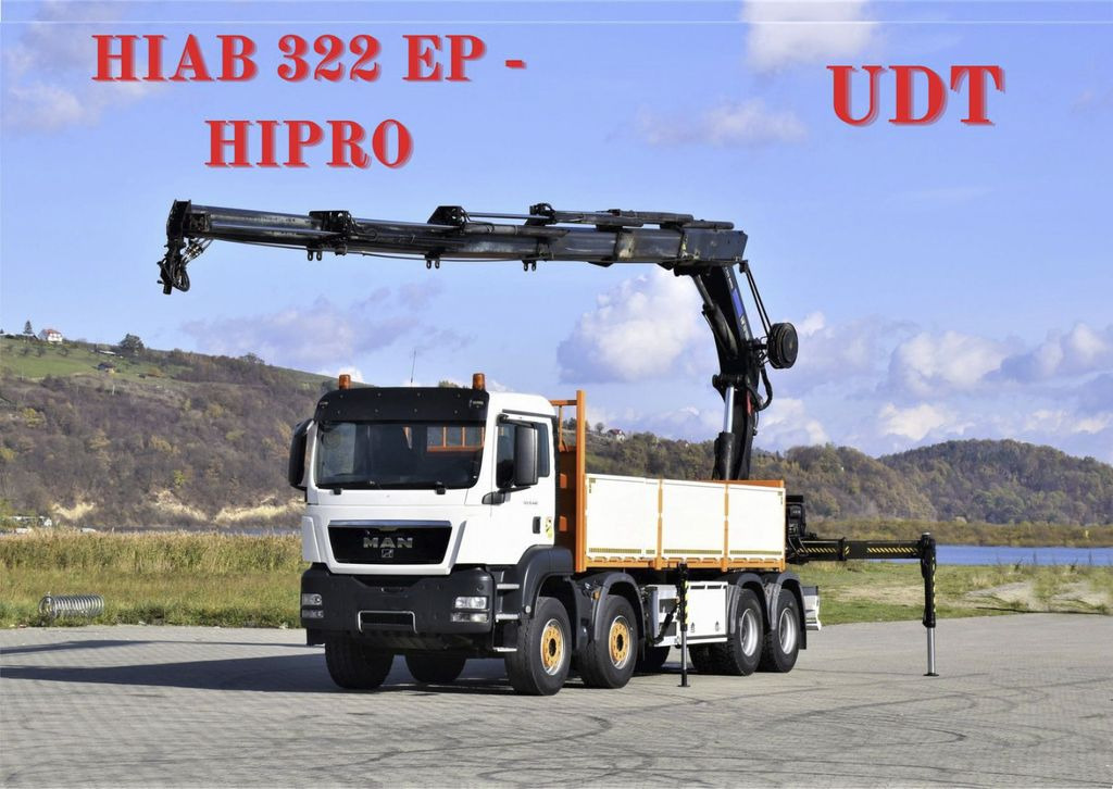 MAN TGS 35.440 * HIAB 322 EP-5HIPRO+FUNK / 8x4! MAN TGS 35.440 * HIAB 322 EP-5HIPRO+FUNK / 8x4! - Tovornjak z dvigalom, Tovornjak s kesonom: slika 1 MAN TGS 35.440 * HIAB 322 EP-5HIPRO+FUNK / 8x4! MAN TGS 35.440 * HIAB 322 EP-5HIPRO+FUNK / 8x4! - Tovornjak z dvigalom, Tovornjak s kesonom: slika 1