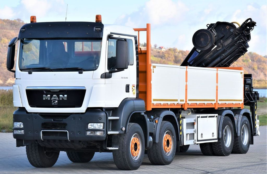 MAN TGS 35.440 * HIAB 322 EP-5HIPRO+FUNK / 8x4! - Tovornjak z dvigalom, Tovornjak s kesonom: slika 3 MAN TGS 35.440 * HIAB 322 EP-5HIPRO+FUNK / 8x4! - Tovornjak z dvigalom, Tovornjak s kesonom: slika 3
