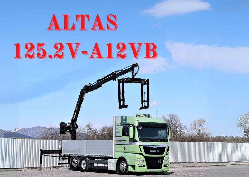 MAN TGX 26.440 Pritsche 6,60 m* ATLAS 125.2V-A12VB - Tovornjak z dvigalom: slika 1 MAN TGX 26.440 Pritsche 6,60 m* ATLAS 125.2V-A12VB - Tovornjak z dvigalom: slika 1