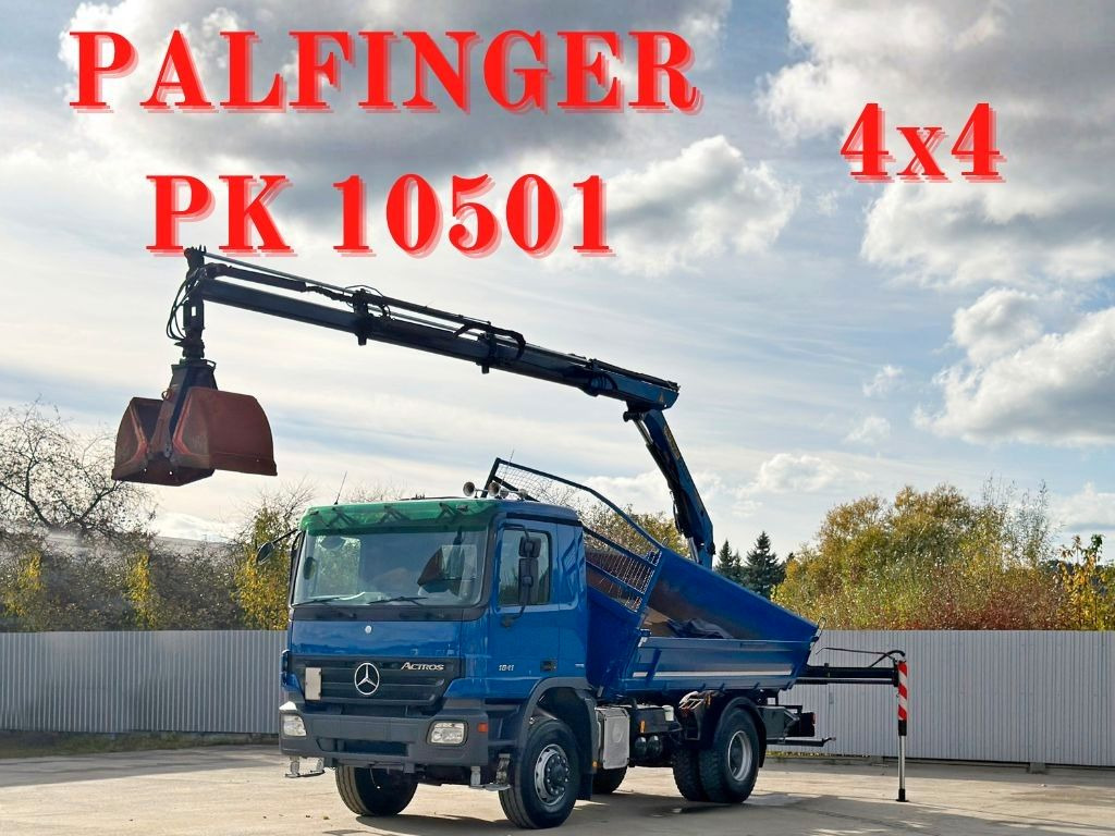 Mercedes-Benz ACTROS 1841 * PK 10501 + FUNK * TOP * 4x4 - Tovornjak prekucnik, Tovornjak z dvigalom: slika 1 Mercedes-Benz ACTROS 1841 * PK 10501 + FUNK * TOP * 4x4 - Tovornjak prekucnik, Tovornjak z dvigalom: slika 1