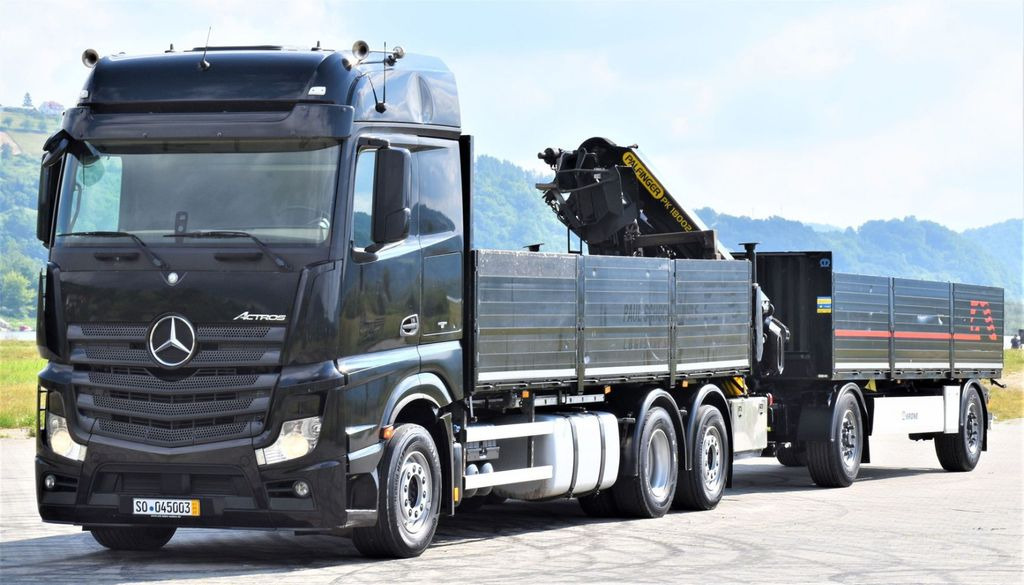 Mercedes-Benz ACTROS 2542 + PK18002-EH C/FUNK + Anhänger! - Tovornjak z dvigalom, Tovornjak s kesonom: slika 4 Mercedes-Benz ACTROS 2542 + PK18002-EH C/FUNK + Anhänger! - Tovornjak z dvigalom, Tovornjak s kesonom: slika 4
