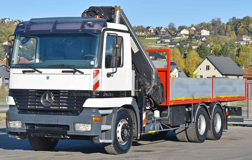 Mercedes-Benz ACTROS 2635 Pritsche 6,40m + HIAB 400 E-5 + FUNK - Tovornjak z dvigalom: slika 4 Mercedes-Benz ACTROS 2635 Pritsche 6,40m + HIAB 400 E-5 + FUNK - Tovornjak z dvigalom: slika 4